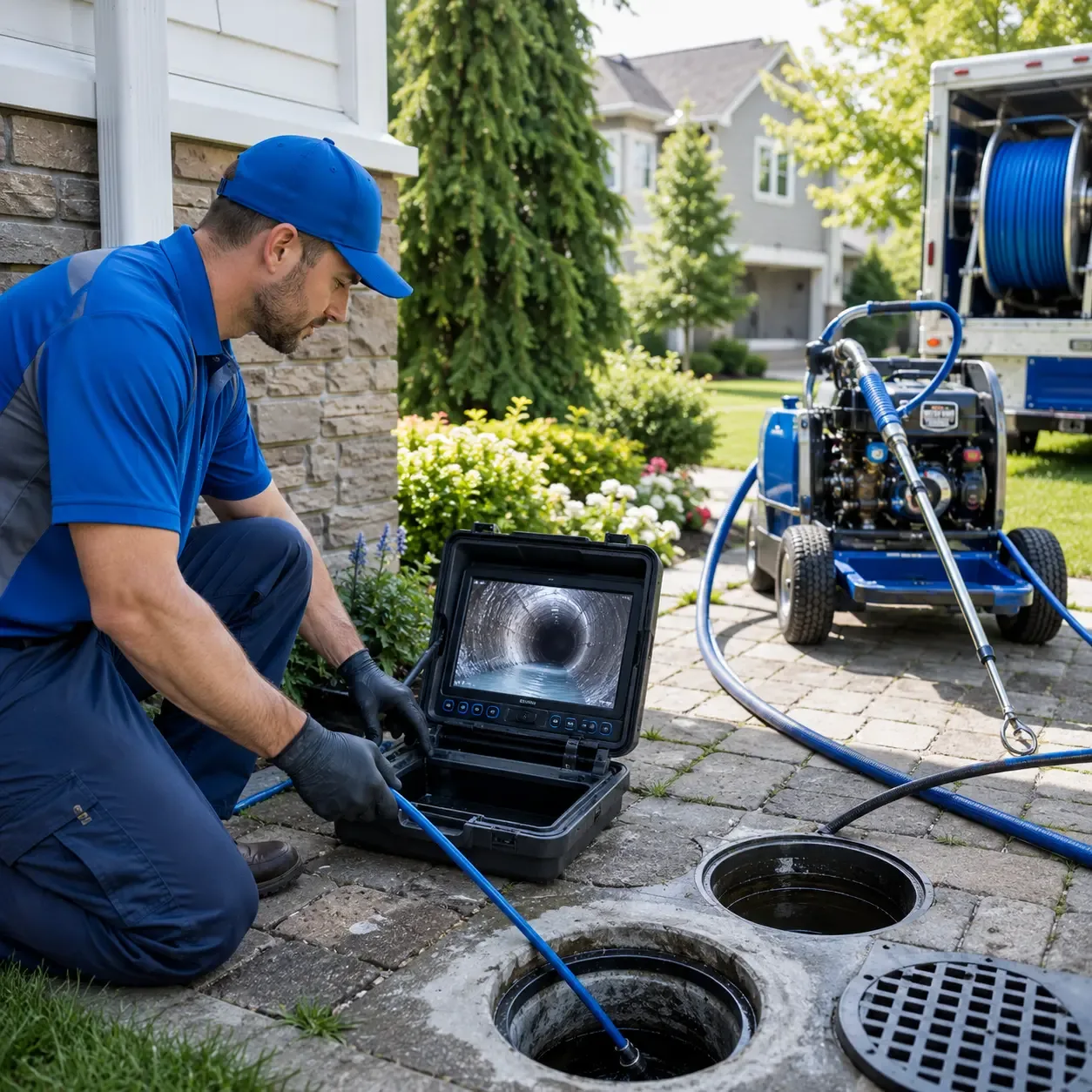 Outdoor drain cleaning professionals serving Fingerville, SC