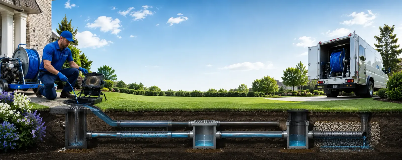 Outdoor drain cleaning information for Fingerville, SC