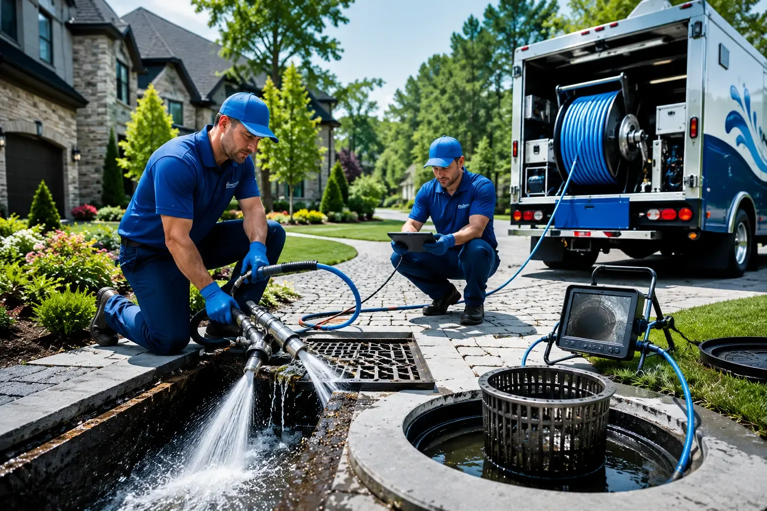 Local outdoor drain cleaning professionals in Fingerville, SC